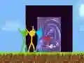 Leikur Stickman Parkour Skyland á netinu