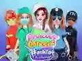 Leikur Princess Careers Hashtag Challenge á netinu