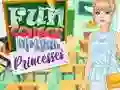 Leikur Fun College Life with Princesses á netinu
