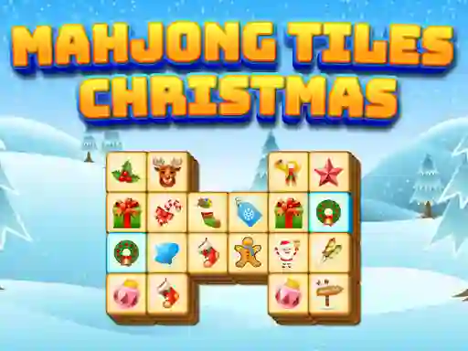 Leikur Mahjong Tiles Christmas á netinu