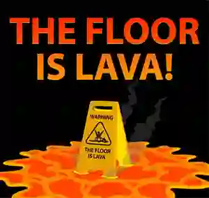 Leikur The Floor is Lava á netinu