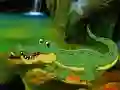 Leikur Crocodile Waterfalls Forest Escape á netinu