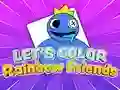 Leikur Let's Color: Rainbow Friends á netinu