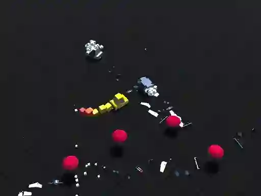 Leikur Pixel Car vs Cops 2020 á netinu