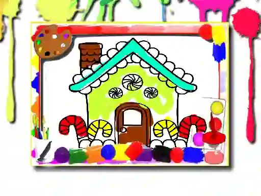 Leikur House Coloring Book á netinu