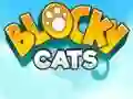 Leikur Blocky Cats á netinu