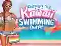 Leikur Design My Kawaii Swimming Outfit á netinu