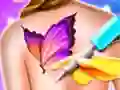 Leikur Barbie Funny Tattoo Shop á netinu