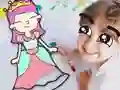 Leikur Coloring Book: Prince And Princess á netinu