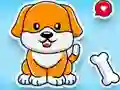 Leikur Coloring Book: Cute Dog á netinu