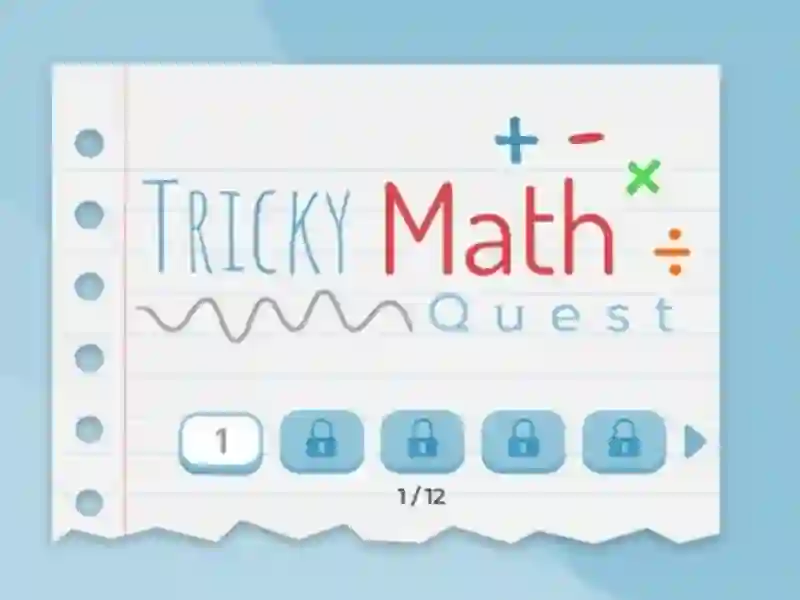 Leikur Tricky Math Quest á netinu