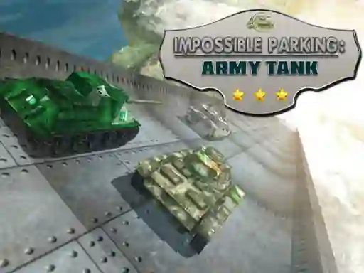 Leikur Impossible Parking: Army Tank á netinu