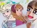 Leikur Coloring Book: Frozen á netinu