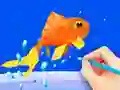 Leikur Coloring Book: Fish á netinu