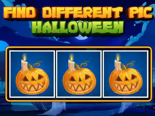 Leikur Find Different Pic Halloween á netinu