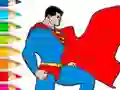 Leikur Coloring Book: Superman á netinu