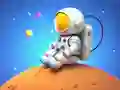 Leikur Coloring Book: Spaceman Sitting á netinu