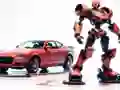 Leikur Coloring Book: Robot And Car á netinu