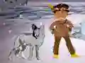 Leikur Tribe Boy And Wolf (conculsion) á netinu