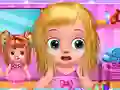 Leikur Babysitter Kids Hair Salon á netinu