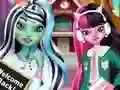 Leikur Monster Girls Back To School á netinu