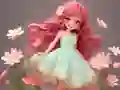 Leikur Coloring Book: Flower Dress á netinu