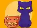 Leikur Coloring Book: Halloween Cat á netinu