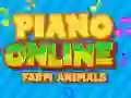 Leikur Piano Online Farm Animals á netinu