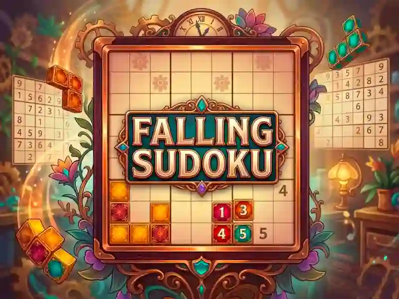 Leikur Falling Sudoku á netinu
