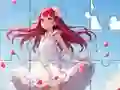Leikur Jigsaw Puzzle: White Dress Girl á netinu