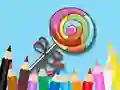 Leikur Coloring Book: Lollipop á netinu