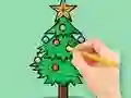 Leikur Coloring Book: Christmas Tree á netinu