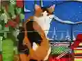 Leikur Jigsaw Puzzle: Christmas Cat á netinu