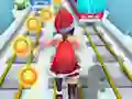 Leikur Subway Santa Princess Runner á netinu