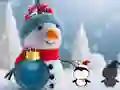 Leikur Christmas Snowman Garden Escape á netinu