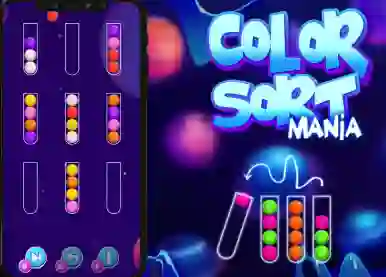 Leikur Color Sort Mania á netinu