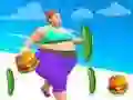 Leikur Muscle Girl Calorie Run á netinu