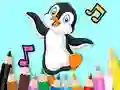 Leikur Coloring Book: Dancing Penguin á netinu
