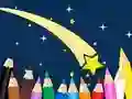 Leikur Coloring Book: Shooting Star á netinu
