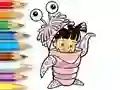 Leikur Coloring Book: Monster Costume Girl á netinu