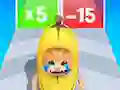 Leikur Epic Banana Run: Merge Master á netinu