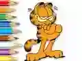 Leikur Coloring Book: Garfield Hamburger á netinu