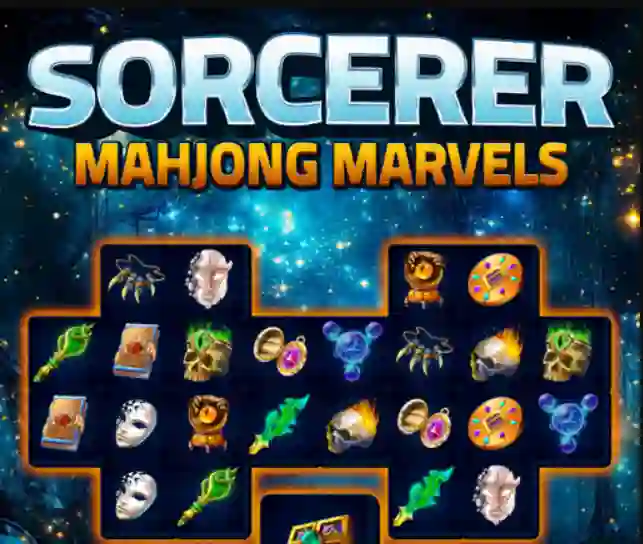 Leikur Sorcerer Mahjong Marvels á netinu