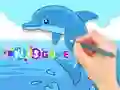 Leikur Coloring Book: Cute Dolphin á netinu