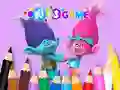 Leikur Coloring Book: Cute Troll á netinu