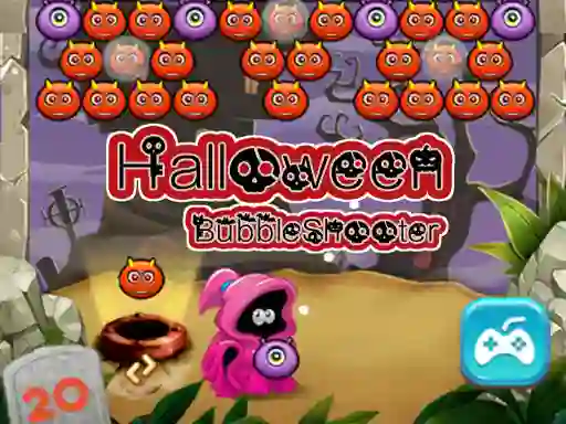 Leikur Halloween Bubble Shooter á netinu