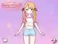 Leikur Anime Dress Up Doll Dress Up á netinu
