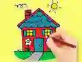 Leikur Coloring Book: Dream House á netinu