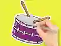 Leikur Coloring Book: Star Drum á netinu