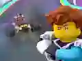 Leikur Ninjago Cyber Racer á netinu